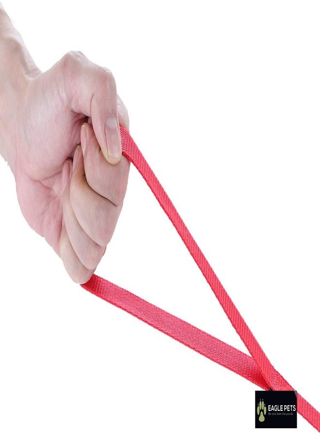 Eagle Pets Nylon Dog Training Leash Long for Training,Walking .Best for Medium to Large Dogs. (RED, 30FT) - Image 5